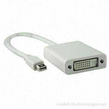 Mini DP M to DVI F Cable